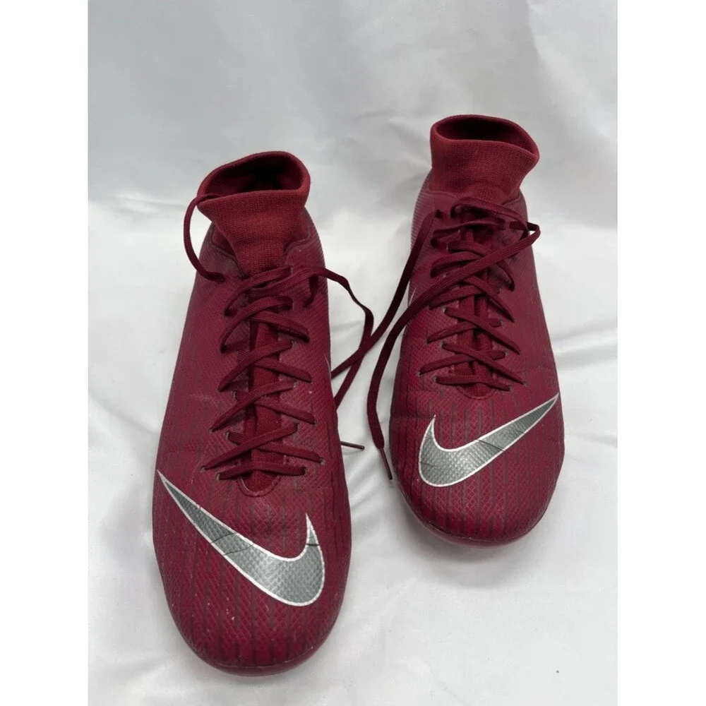 Nike Mercurial Superfly 6 Academy Football Cleats Red and Gray